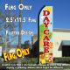 Daycare (Scene) Windless Advertising Feather Banner – Flag Only