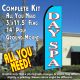 Day Spa Flutter Feather Banner Flag Kit (Flag, Pole, & Ground Mt)