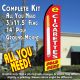 E-CIGARETTES SOLD HERE Flutter Feather Banner Flag Kit (Flag, Pole, & Ground Mt)