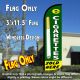 E-Cigarettes Sold Here Windless Polyknit Feather Flag (3 x 11.5 feet)