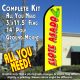 ELOTE ASADO Flutter Feather Banner Flag Kit (Flag, Pole, & Ground Mt)