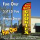 Fresh Baked Cookies Windless Advertising Feather Banner – Flag Only