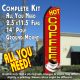 Hot Coffee (Red/Yellow) Windless Advertising Feather Banner – Complete Flag Kit