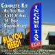 Income Tax Service (Blue/Red) Windless Feather Banner Flag Kit (Flag, Pole, & Ground Mt)