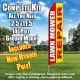 LAWN MOWER REPAIR red yellow flutter flag