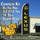 Lexus Flutter Feather Banner Flag Kit (Flag, Pole, & Ground Mt)
