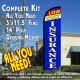 Low Cost Insurance Windless Feather Banner Flag Kit