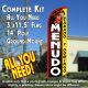 Menudo Sabado y Domingo Windless Feather Banner Flag Kit (Flag, Pole, & Ground Mt)