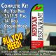 MEXICAN RESTAURANT (Tri-colored) Flutter Feather Banner Flag Kit (Flag, Pole, & Ground Mt)