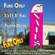 NAILS (Hand) Flutter Feather Banner Flag (11.5 x 3 Feet)