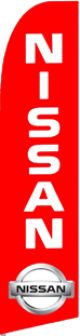 Nissan  (11.5 x 2.5) Feather Banner Flag 
