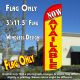 Now Available (Red/Yellow) Windless Advertising Feather Banner – Flag Only