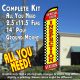 Offical State Inspection Windless Advertising Feather Banner – Flag Only