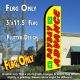 Payday Advance (Yellow) Windless Advertising Feather Banner – Flag Only