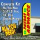 Payday Advance (Yellow) Windless Advertising Feather Banner – Complete Flag Kit