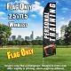 PERSONAL TRAINING black white flutter flag