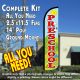 PRESCHOOL (Scene) Windless Feather Banner Flag Kit (Flag, Pole, & Ground Mt)