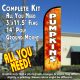 Pumpkins Windless Advertising Feather Banner – Complete Flag Kit