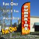 Pumpkins Windless Advertising Feather Banner – Flag Only