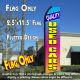 Quality Used Cars (Gradient) Windless Advertising Feather Banner – Flag Only