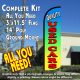 Quality Used Cars (Multicolor) Windless Advertising Feather Banner – Complete Flag Kit