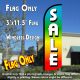 Sale (Multicolor) Windless Polyknit Feather Flag (3 x 11.5 feet)