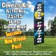 Screen Printing (Multicolor/White) Econo Feather Banner Flag Kit