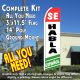 Se Habla Espanol (Tri-Color) Windless Advertising Feather Banner – Complete Flag Kit