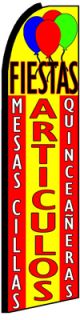 Fiestas Articulos Windless Advertising Feather Banner – Complete Flag Kit