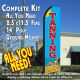 TANNING SALON (Sun) Flutter Feather Banner Flag Kit (Flag, Pole, & Ground Mt)