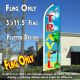Travel Windless Advertising Feather Banner – Flag Only