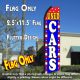 Used Cars (Blue/White/Stars) Windless Advertising Feather Banner – Flag Only
