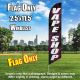 VAPE SHOP (Black / white PINK SMOKE) windless  Feather Banner Flag