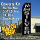 WE BUY SILVER (Black) Flutter Feather Banner Flag Kit (Flag, Pole, & Ground Mt)