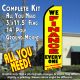 WE FINANCE EVERYONE (Yellow) Flutter Feather Banner Flag Kit (Flag, Pole, & Ground Mt)