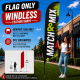 Mix & Match Windless Advertising Feather Banner – Flag Only