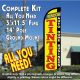 WINDOW TINTING Auto Home Business Windless Feather Banner Flag Kit (Flag, Pole, & Ground Mt)