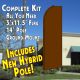 Solid BROWN Feather Banner Flag Kit (Flag, Pole, & Ground Mt) (Signs)