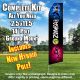 ZUMBA FITNESS black, dancing flutter flag