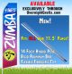 ZUMBA FITNESS BLUE AND PURPLE ADVERTISING GIRL FLAG  Feather Banner Flag Kit
