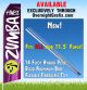 zumba fitness purple and purple feather banner flag