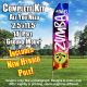 ZUMBA FITNESS party colors white flutter flag