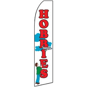 Hobbies Windless Advertising Feather Banner – Flag Only