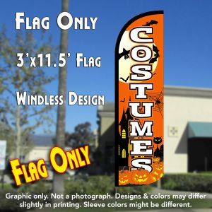 Costumes Windless Advertising Feather Banner – Flag Only