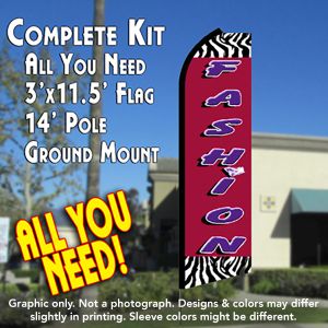 Fashion Windless Advertising Feather Banner – Complete Flag Kit