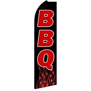 BBQ (Flames)  Feather Banner Flag